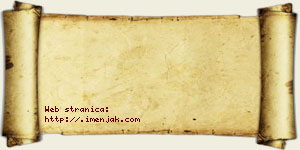 Jana Miljaković vizit kartica